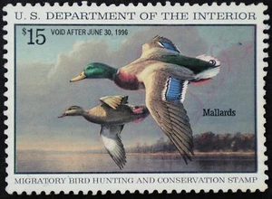 U.S. Used Stamp Scott #RW62 $15 Federal Duck Hunting. VF - XF. Choice! - Picture 1 of 2