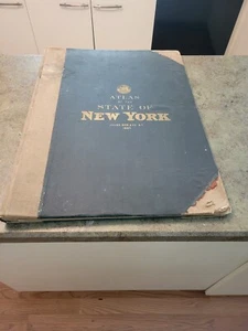 Antique 1895 ATLAS STATE OF NEW YORK Julius Bien Ltd Ed of 56 LARGE 19x25 READ - Picture 1 of 18