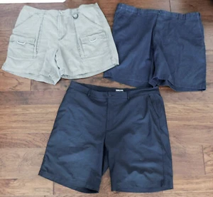 Columbia LL Bean Kirkland LOT Of 3 SHORTS Men's Size 44 XXL Khaki Navy Black - Picture 1 of 4