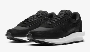Nike x Sacai LDwaffle Black White Nylon UK 5 9 10 11 12 14 15 US BV0073-002 Neu - Bild 1 von 7