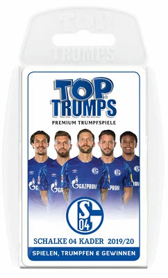 WINNING MOVES Top Trumps - FC Schalke 04 - Kader Kartenspiel Fußball Quartett Karten Spiel
