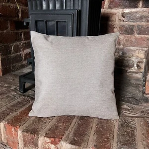 1232. Light Chocolate Jacquard Cushion Cover. Various sizes - Picture 1 of 2