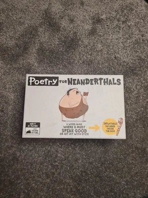 Exploding Kittens Poetry for Neanderthals Board Game New Sealed - Image 1 of 4