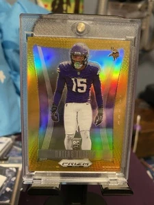 2024 Panini Prizm #205 Dallas Turner Gold Prizm Deca 10/10 Rookie Card - Picture 1 of 2