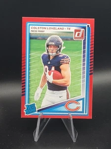 Colston Loveland Press Proof Red (RC) 2025 Panini Donruss Rated Rookie #310 11D - Picture 1 of 2