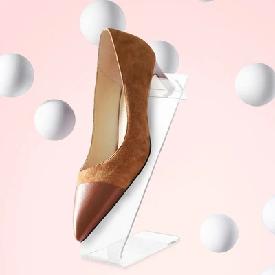  3pcs per scarpe per scarpe trasparente supporto per scarpe acriliche per il - Immagine 1 di 4