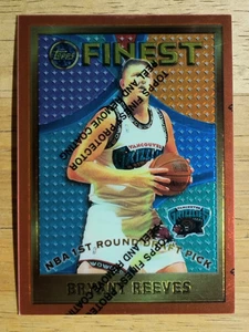 1995-96 Finest #116 Bryant Reeves RC - Picture 1 of 2