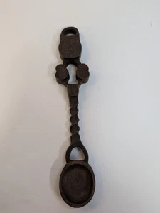 Welsh Love Löffel Handarbeit Holz Liebesmedaille Hochzeit - Bild 1 von 5