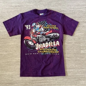 Camiseta De Colección 1993 Unadilla Pro Motocross Nacional Puntada Única PEQUEÑA - Imagen 1 de 2