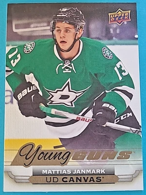 2015-16 Mattias Janmark Upper Deck Young Guns CANVAS Rookie RC #C99 - Image 1 of 4