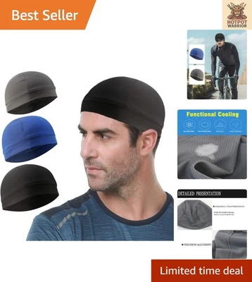Paquete de 3 gorras calaveras - sombreros elegantes que absorben la humedad para un estilo de vida activo Foto 1 de 4