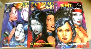 Bild 1995 3 Hefte SHI CYBLADE 1 CYBLADE SHI 1 CYBLADE SHI 1 Variante NM - Bild 1 von 8