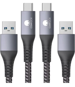 CONMDEX Android Auto USB Cable [Upgrade, 3ft, 2Pack] 10Gbps USB 3.1 Gen 2 USB A  - Photo 1 sur 4