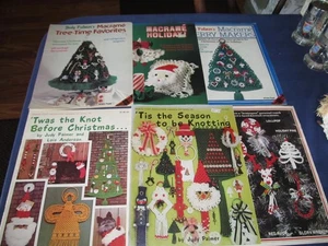 Christmas Macrame Book Patterns Judy Palmer - Picture 1 of 4