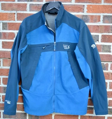 Jaqueta Mountain Hardwear Masculina Grande Mountain Tech Azul Air Shiel Elite Softshell - Imagem 1 de 4