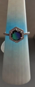 Bomb Party The Sterling Club Size 9 RBP3557 Lab-C Alexandrite. .925 Sterling Sil - Picture 1 of 7