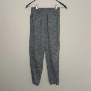 Nike Thermafit Kids Boys Large Grey Sweatpants Jogger With Pockets K4 - Picture 1 of 11