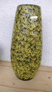 Scheurich Vase Keramik Fat Lava 60er/ 70er Jahre Gelb 38 cm - Bild 1 von 5