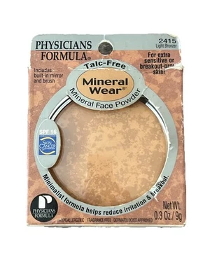 Physicians Formula Mineral Wear Talc-Free Face Powder SPF 16 2415 Light Bronzer - Image 1 of 4