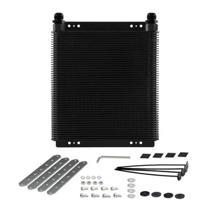 Universal 48 Row 96-Plate Transmission Oil Cooler w/ AN12 Fitings For VW Beetle - Picture 1 of 10