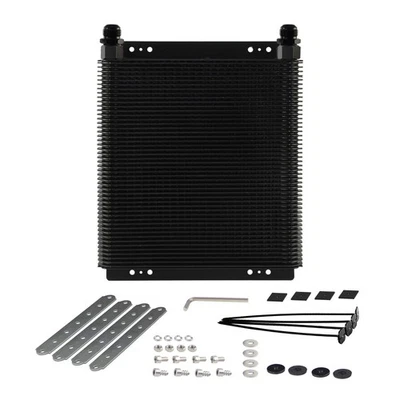 Universal 48 Row 96-Plate Transmission Oil Cooler w/ AN12 Fitings For VW Beetle - Image 1 of 4