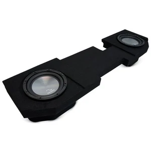 2002 - 2018 Fits Dodge Ram Quad or Crew Harmony A122 Dual 12" Sub Box Enclosure - Picture 1 of 3