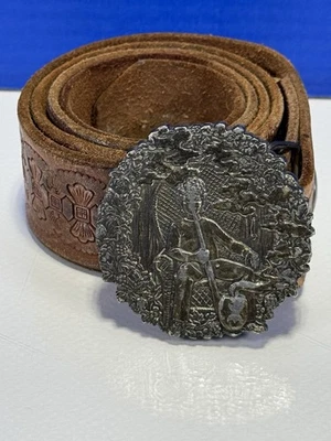 Raro Vintage 1975 BILBO BAGGINS Hebilla de cinturón para fumar con cinturón Foto 1 de 4