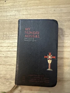 My Sunday Missal Explained by Father Stedman Large Type Latin-English 1944 RARE! - Bild 1 von 10