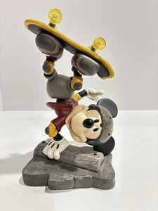 SELTENE Walt Disney World Mickey Mouse Wackel Skateboarding Handstand Figur 9" - Bild 1 von 5