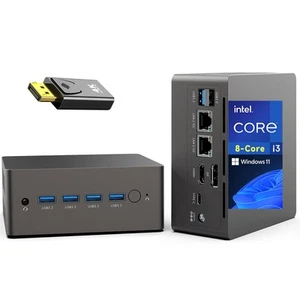 Mini PC, Intel Core i3-N305(up to 3.8GHz) 8C/8T, 16GB DDR4 RAM 512GB M.2 SSD ... - Picture 1 of 9