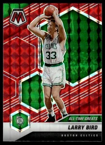 2020-21 Panini Mosaic Red Larry Bird Boston Celtics #295 - Bild 1 von 2