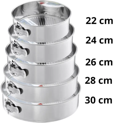 Springform Backform Kuchenform Tortenform Rund Auslaufsicher Klammer Blech Küche - Bild 1 von 4