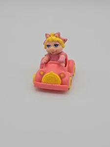 Vintage 1986 Miss Piggy With Car Muppet Babies McDonald's  - Picture 1 of 13