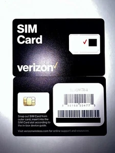 NEUF carte SIM sans fil 5G & 4G LTE triple coupe toutes les 3 tailles (3-en-1), nano - Photo 1 sur 1