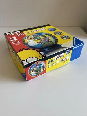 Los Simpson Ravensburger Puzzle Ball 100% Completo 240 piezas RARO 3D Foto 1 de 4