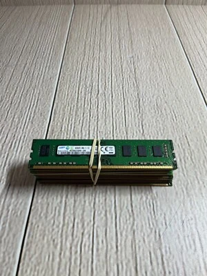 Lot of 12 Samsung 4GB PC3-12800U DDR3-1600 MHz DIMM - Image 1 of 2