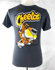 CHEETOS Chester Cheetah T-Shirt Men's Small Gray Graphic Logo Short Sleeve - Picture 1 of 5