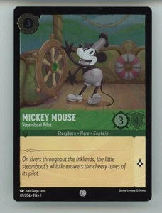 2023 Disney Lorcana MICKEY MOUSE Steamboat Pilot FOIL 89/204 NM+ - Bild 1 von 2