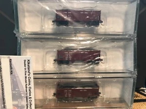 Bowser N Scale Set of 3 - Runner Lot Canadian National GLA Coal Hoppers - New! - Picture 1 of 5