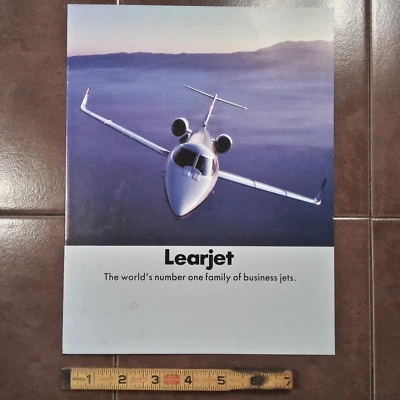 Folleto de venta original Gates Learjet 50, 8 páginas, 8,5 x 11" Foto 1 de 4