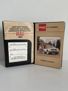 1987 GMC S-15 Pickup Truck Owners Manual and Case - Picture 1 of 6