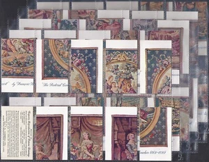 CARRERAS-FULL SET- TAPESTRY REPRODUCTIONS OF FAMOUS PAINTINGS 1938 (48 CARDS) - Picture 1 of 1