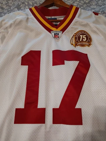 Size 50 XL Reebok Washington Redskins 75th Anniversary NFL Jersey #17 J.Campbell Cover