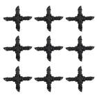 50 Pieces 1/4 Inch Barbed Cross Fittings Barbed Cross Connecters 4 Way Garden...