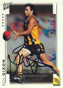 Signed 2003 HAWTHORN HAWKS AFL Card BEN DIXON - Picture 1 of 1