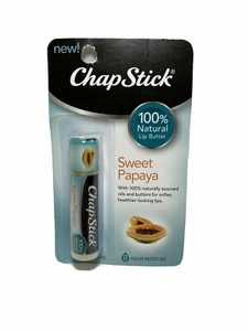 ChapStick (Sweet Papaya) Lip Butter Balm Sticks 100% Natural Great Taste Healthy - Picture 1 of 2