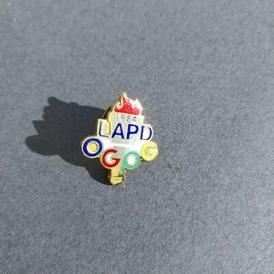 1984 LAPD Olympiade OGPD Jacke Revers Mütze Pin - Bild 1 von 2