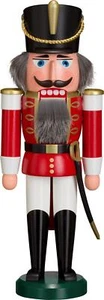 Christmas Decoration Nutcracker Husar Red Hxwxd = 14 5/8x5 1/8x3 7/8in New - Picture 1 of 1
