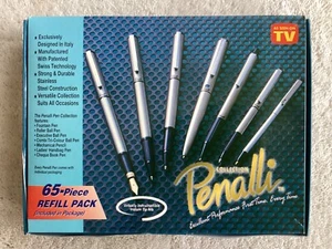Nuevo Stock Antiguo Nuevo de Lote Antiguo Caja Abierta PENALLI 6 + 1 Colección de Plumas con Paquete de Recarga de 65 Piezas - Imagen 1 de 8