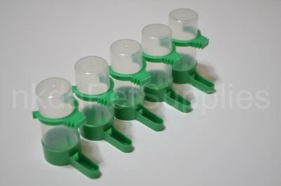 70cc/ml Bird Cage Feeder Water Drinker For Canary Finch Budgie etc - Image 1 of 4